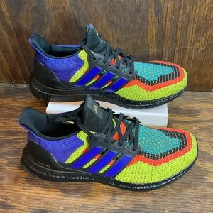 adidas UltraBoost 2.0 DNA What The Multicolor FW8711 Men's Size US 9.5